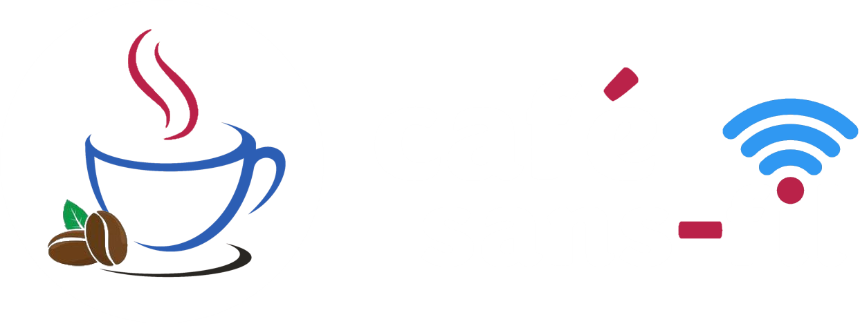 Logo de café sans-fil